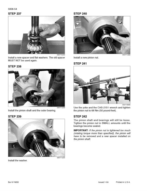 Case Loader Backhoe M Series 2 Service Manual PDF