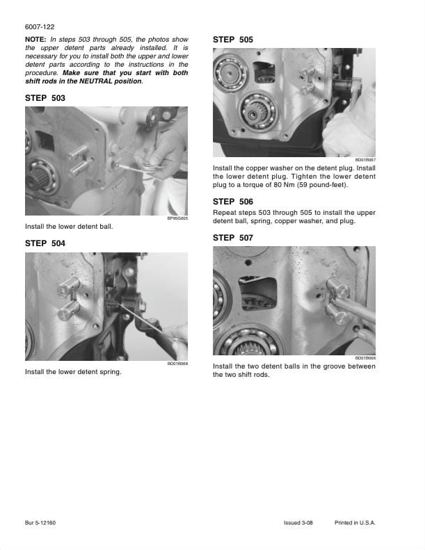 Case Loader Backhoe M Series 3 Service Manual PDF