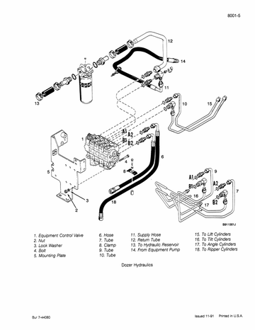 Case Loader Crawler 550E Service
