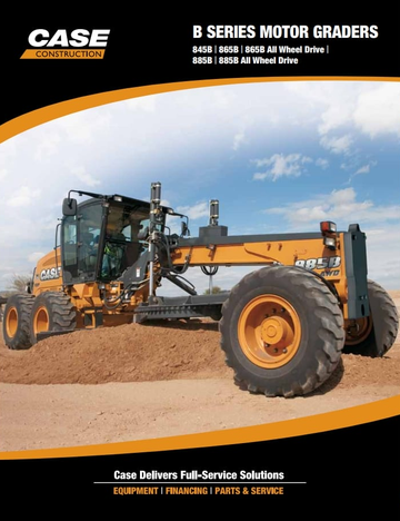 Case Motor Grader B Series Service Training