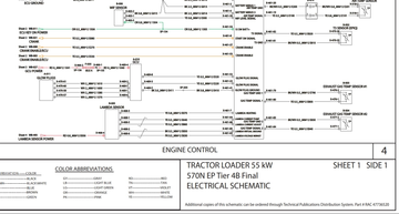 Case Tractor Loader 570N EP Tier 4B Final Electrical Schematic