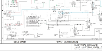 Case Wheel Loader 1021F 1121F Tier 2 Electrical Schematic