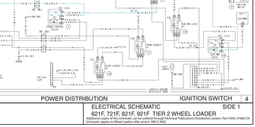 Case Wheel Loader 621F to 921F Tier 2 Electrical Schematic