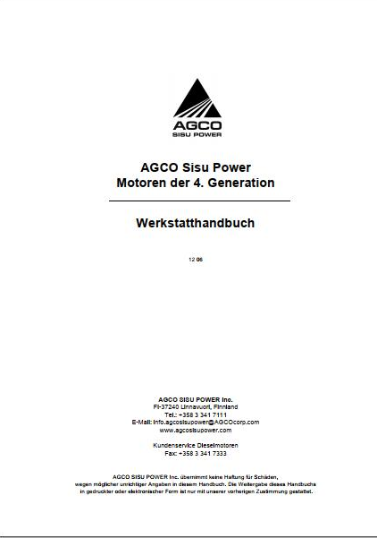 FENDT Combine Harvester 5275C 6335C PL Operator & Workshop Manual 2012 PDF