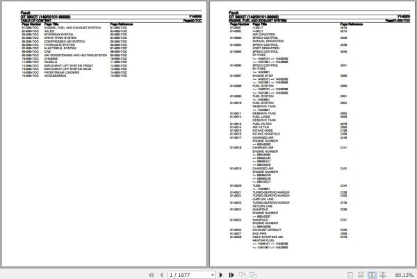 FENDT TRACTOR GT 380GT F149000 09.2020 SPARE PARTS CATALOGUE MANUAL - PDF FILE