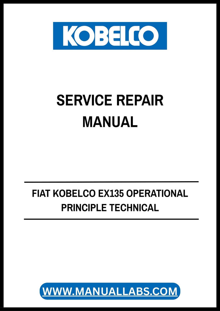 FIAT KOBELCO EX255-EX285 Tier 2 Operational Principle Technical Service Repair Manual 604.13.191 PDF