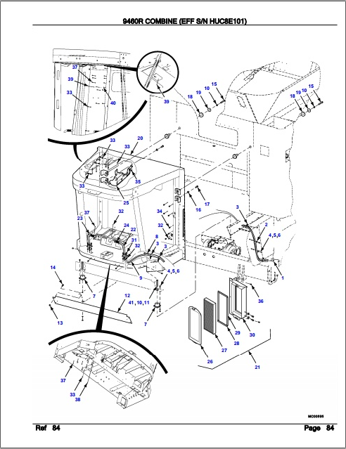 Fendt Combine 9460R Parts Catalog Manual 79032837 02.2011 PDF