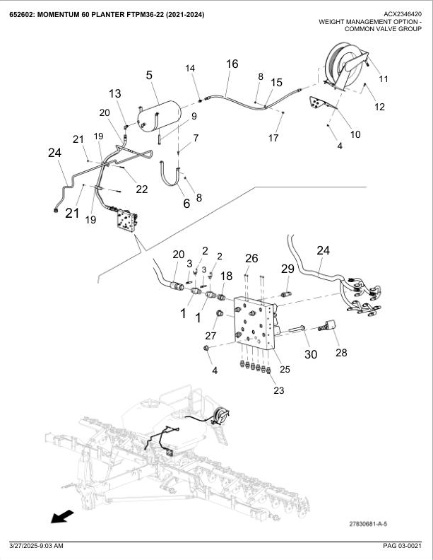 Fendt Momentum 60 Planter FTPM36-22 2021-2024 Spare Parts Catalog Manual PDF