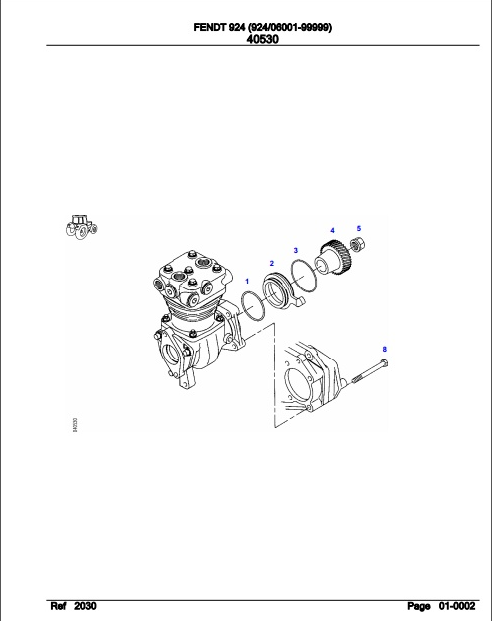 Fendt Tractor 924 Parts Catalog Manual F924002 10.2020 PDF