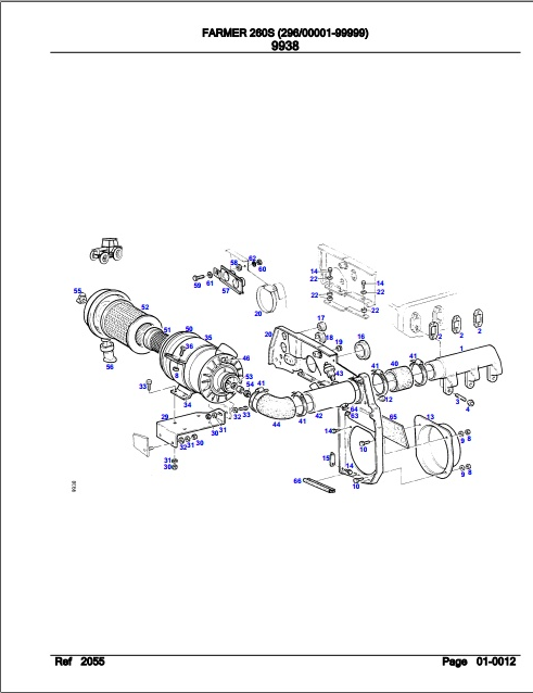 Fendt Tractor Farmer 260S Parts Catalog Manual F296000 09.2020 PDF