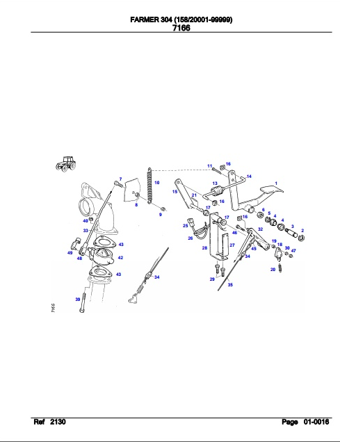 Fendt Tractor Farmer 304 Parts Catalog Manual F158002 09.2020 PDF