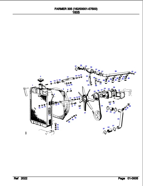 Fendt Tractor Farmer 305 Parts Catalog Manual F162000 11.2018 PDF