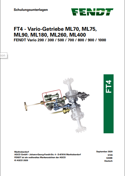 Fendt Tractor Favorit 900 Vario Com2 VIN 916 – 926 Operator Diagrams Workshop Manual PDF