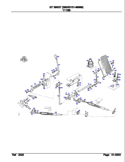 Fendt Tractor GT 390GT Parts Catalog Manual F390000 09.2020 PDF