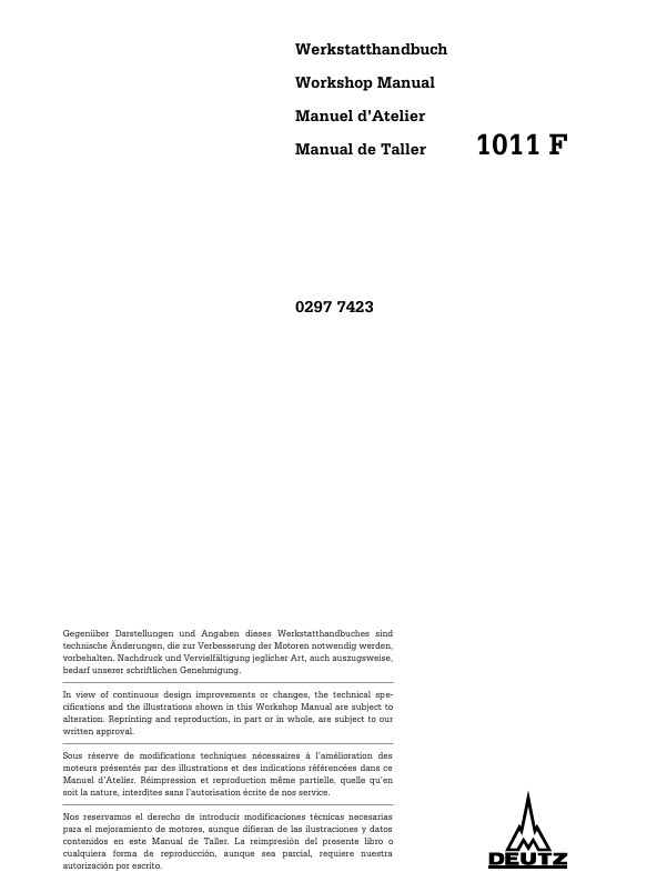 GEHL 1011F (0297 7423) Service Manual PDF Download | Repair Guide