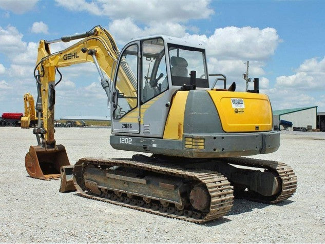 GEHL 1202 Compact Excavator Parts Catalogue Manual PDF | Serial No. AB00473+