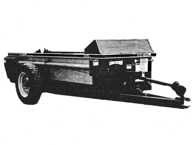 GEHL 135 Manure Spreader Parts Catalogue Manual PDF Download