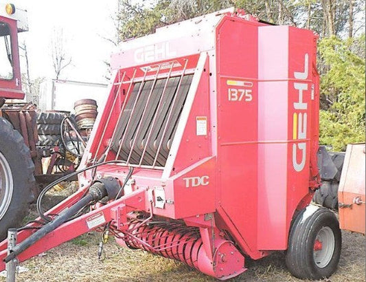 GEHL 1375 VARIABLE CHAMBER ROUND BALER PARTS CATALOGUE MANUAL - PDF FILE