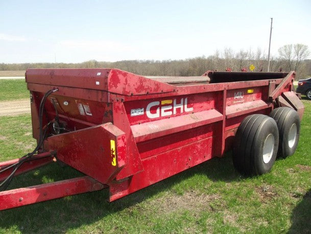 GEHL 1410 MANURE SPREADER MECHANICAL & HYDRAULIC PARTS CATALOGUE MANUAL - PDF FILE