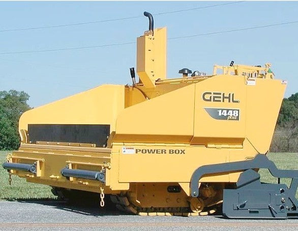GEHL 1438 1448 Power Box Self-Propelled Paver Parts Catalogue Manual PDF (Serial No. 18100 & Before)