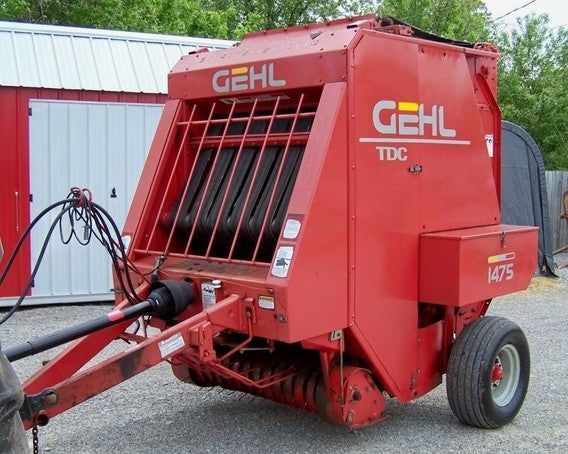 GEHL 1475 & 1875 Variable Chamber Round Baler Parts Catalogue Manual PDF