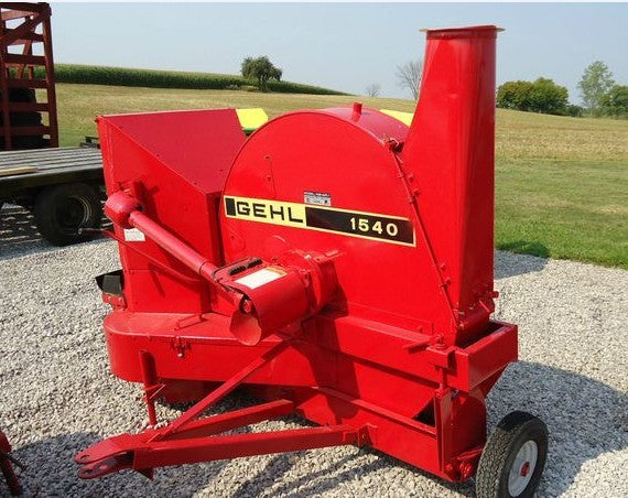 GEHL 1540, 1580 FORAGE BLOWERS PARTS CATALOGUE MANUAL - PDF FILE