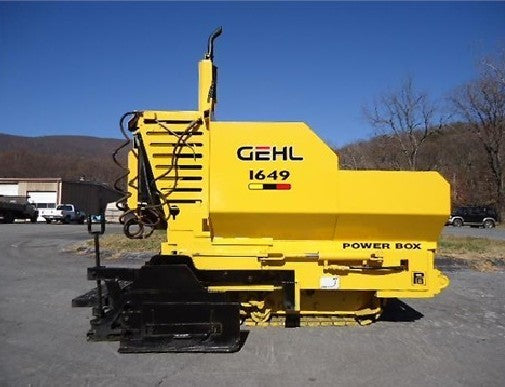 GEHL 1639, 1649 POWER BOX SELF-PROPELLED PAVER PARTS CATALOGUE MANUAL - PDF FILE
