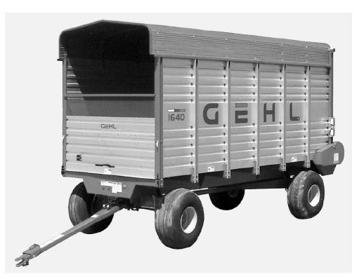 GEHL 1640 FORAGE BOX PARTS CATALOGUE MANUAL - PDF FILE