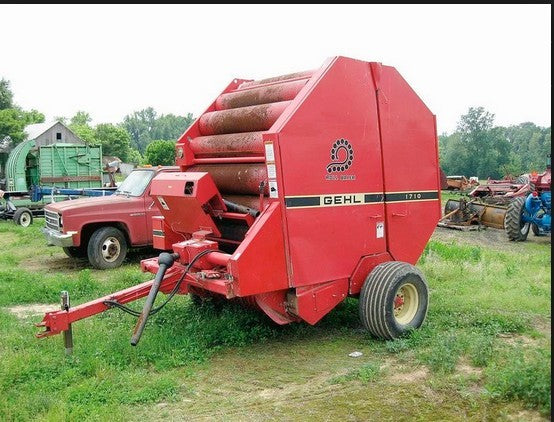 GEHL 1710 FIXED CHAMBER ROUND BALER PARTS CATALOGUE MANUAL - PDF FILE