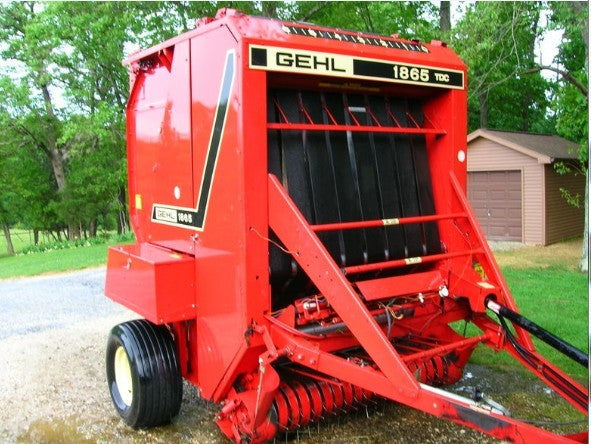 GEHL 1865 Variable Chamber Round Baler Parts Catalogue Manual PDF Download