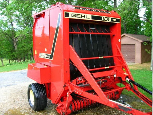 GEHL 1865 VARIABLE CHAMBER ROUND BALER PARTS CATALOGUE MANUAL - PDF FILE