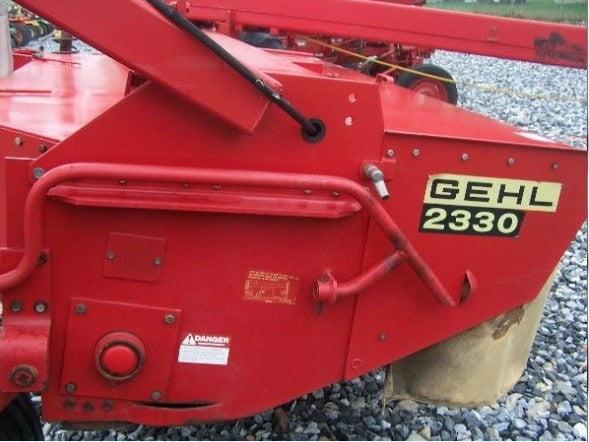 GEHL 2330 Disc Mower Conditioner Parts Catalogue Manual PDF Download