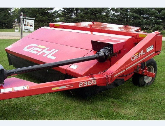GEHL 2345 & 2365 Disc Mower Conditioner Parts Catalogue Manual PDF Download