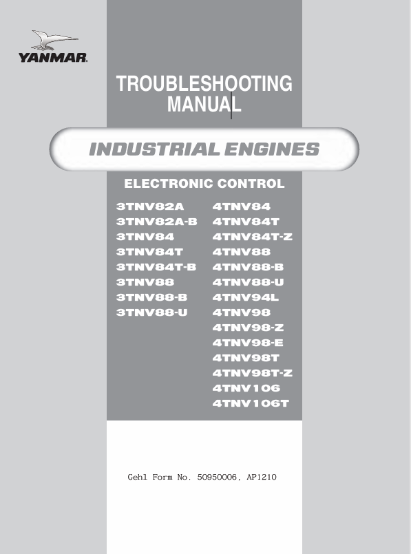 GEHL 3TNV & 4TNV (50950006) Troubleshooting Manual PDF – Complete Repair & Diagnostic Guide