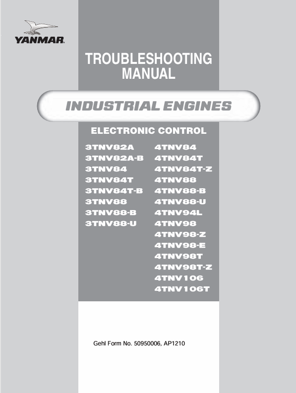 GEHL 3TNV & 4TNV (50950006) Troubleshooting Manual PDF Download – Complete Repair Guide