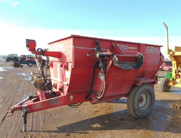 GEHL 7210 MIXER FEEDER PARTS CATALOGUE MANUAL - PDF FILE