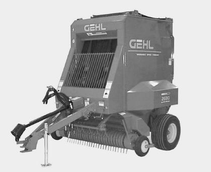 GEHL 80 SERIES VARIABLE CHAMBER ROUND BALERS (FORM NO.918096) PARTS CATALOGUE MANUAL - PDF FILE
