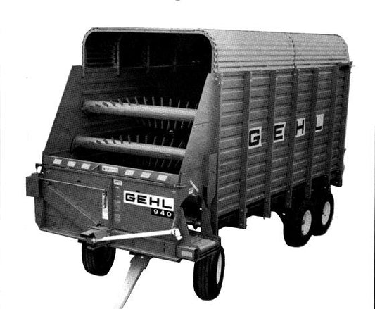GEHL BU940 FORAGE BOX PARTS CATALOGUE MANUAL - PDF 902433