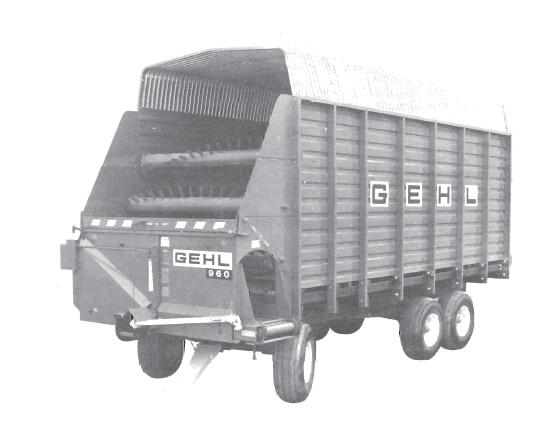 GEHL BU960 FORAGE BOX PARTS CATALOGUE MANUAL - PDF FILE