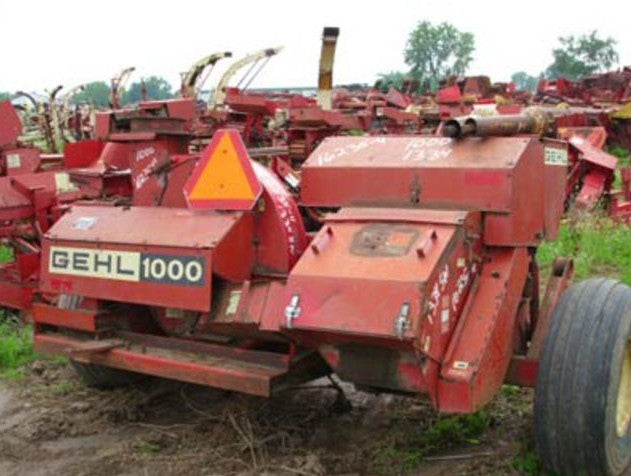 GEHL CB1000 Forage Harvester Parts Catalogue Manual PDF Download