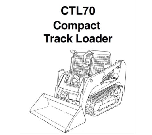 GEHL CTL70 COMPACT TRACK LOADER SERVICE REPAIR MANUAL - PDF FILE