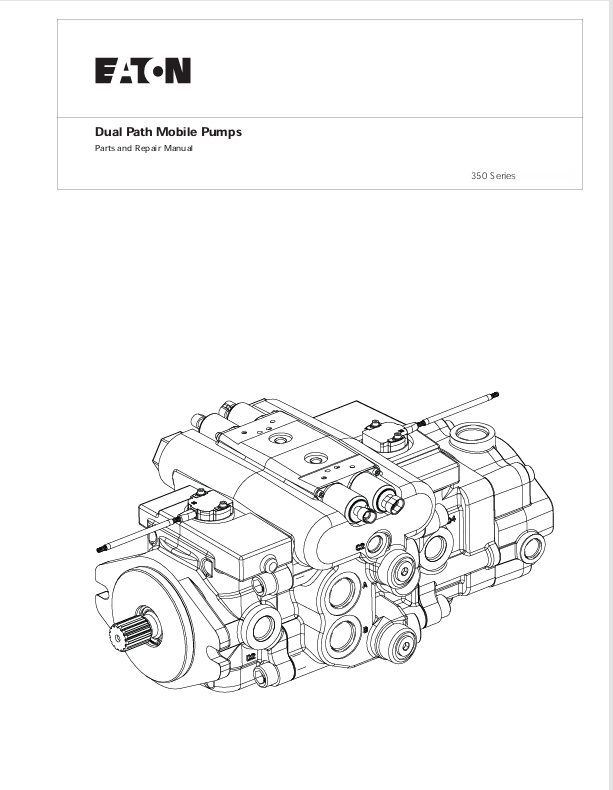 GEHL EATON 350 Series (50940040) Repair Manual PDF – Complete Service & Maintenance Guide