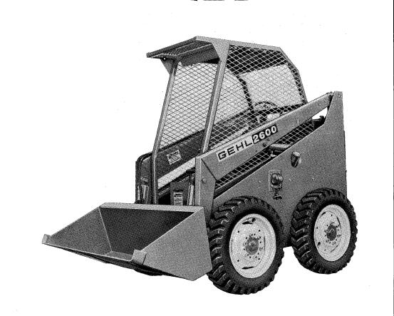 GEHL HL2600 Skid Loader Parts Catalogue Manual PDF – Complete Illustrated Parts Catalog