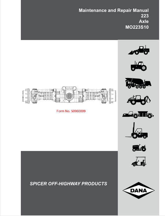 GEHL MO223S10 (50960009) Maintenance and Repair Manual PDF Download – Complete Service Workshop Guide