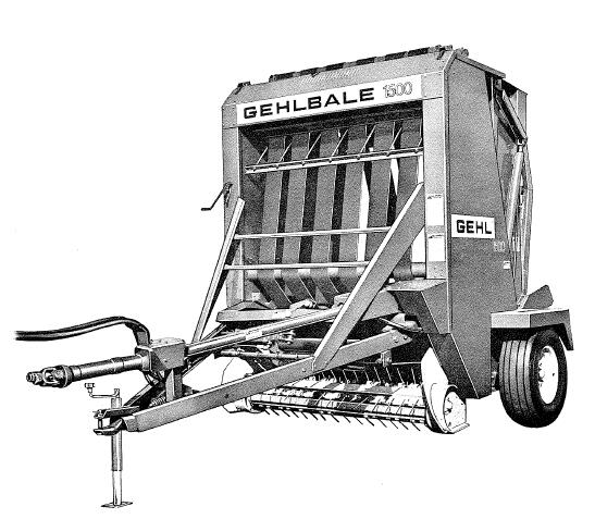 GEHL RB1500A Baler Parts Catalogue Manual PDF Download | OEM Parts Guide