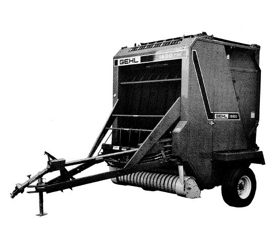 GEHL RB1860 Round Baler Parts Catalogue Manual PDF Download