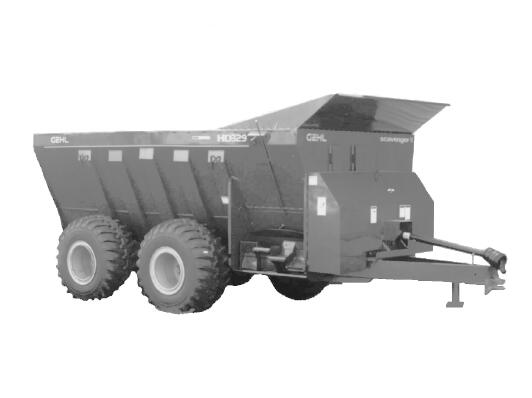 GEHL SCAVENGER II 329 AGRICULTURAL SPREADER & HD329 INDUSTRIAL WASTE SPREADER PARTS CATALOGUE MANUAL - PDF FILE