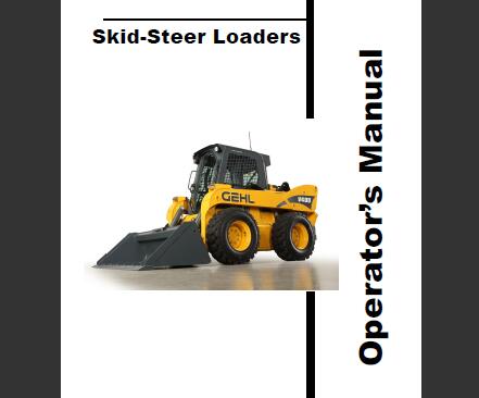 GEHL V400 & V400 (EU) Skid-Steer Loaders Operator’s Manual PDF Download