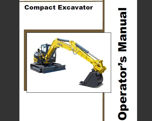 GEHL Z80 COMPACT EXCAVATOR OPERATOR’S MANUAL - PDF FILE