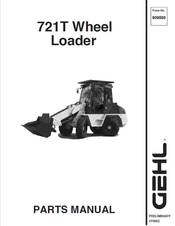 Gehl 721T All Wheel Steer Operator's Manual 909887A PDF Download